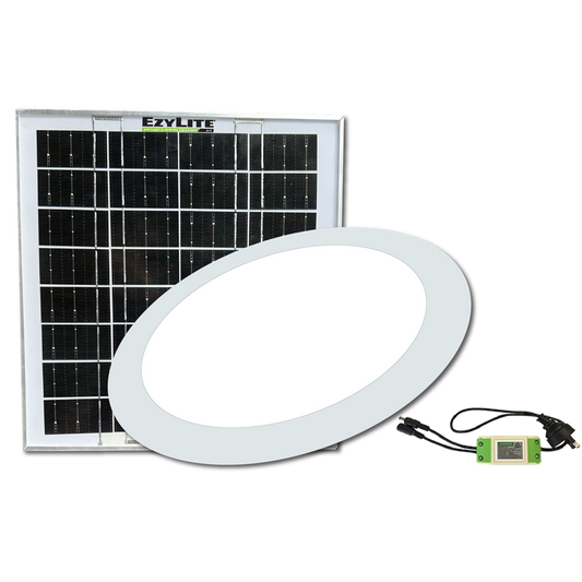 Ezylite 225mm Round Hybrid Skylight Alternative - Easy DIY - Flush Mount