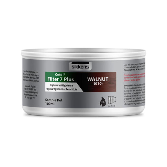 Sikkens Walnut Cetol Filter 7 Plus 100ml Oil Based Timber Stain - Auzzistore