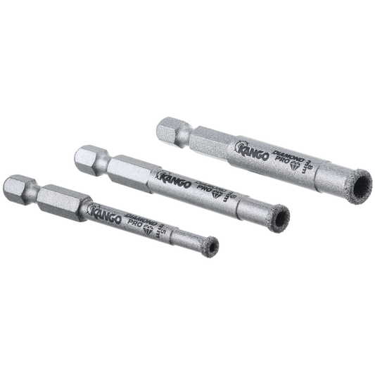 Kango Diamond Pro Mini Hole Saw 3 Pack - 5mm 6mm 8mm - Durable & Efficient – view 2 - Auzzistore