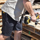 Dewalt Khaki Basalt Short Sleeve Button Up Shirt L - Moisture Resistant - Durable
