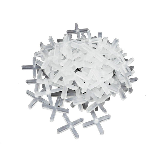 Qep Cross Tile Spacers - 3mm - PVC - 100 Pack - Precise Spacing - Auzzistore