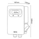 Deta 7kW 22kW Dual Phase Wall Mount EV Charger 5m Cable - Black