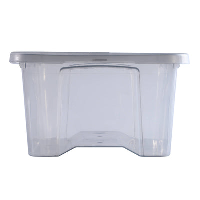 Ezy Storage Storage Tub - 8L - Plastic - Stackable Design