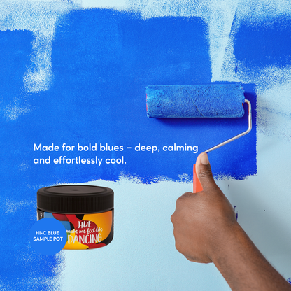 Taubmans Hi C Blue Sample Pot 250ml Water-Based Easy Apply