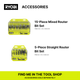 Ryobi 18V One Brushless Trim Router RTR18C - 6.4mm - Compact - Precise Control