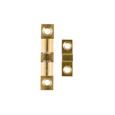 Taskmaster Double Ball Catch - 50mm - Solid Brass - 2 Pack