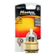 Master Lock Excell Padlock - 50mm - Brass - Laminated Steel - Weather Resistant