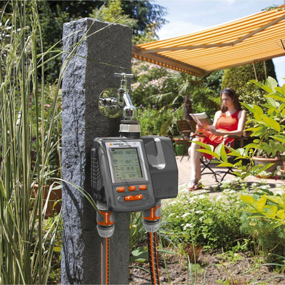 Gardena MultiControl Duo Water Computer - 2 Zones - Automatic Irrigation