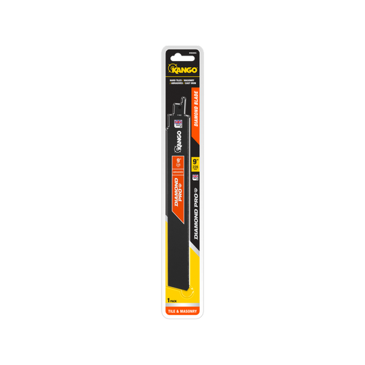 Kango 228mm Diamond Pro Recip Blade - Diamond Grit - Yellow
