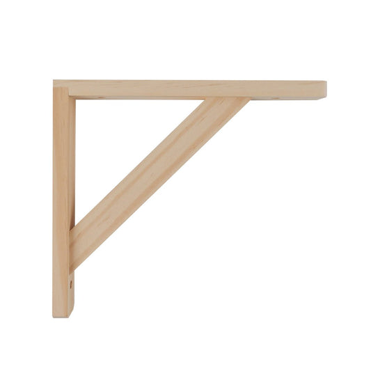 Carinya Stayed Bracket - 260mm x 230mm - Raw Pine - DIY Design – view 2 - Auzzistore