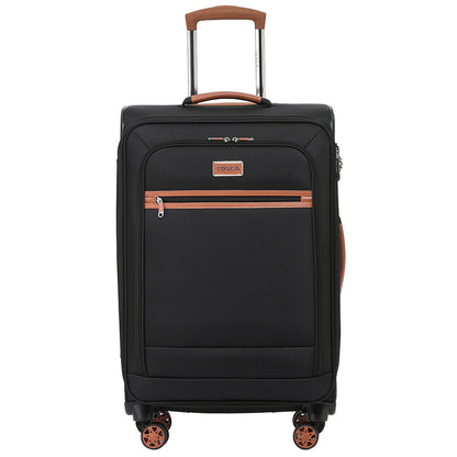 Tosca Park Avenue 3-Piece Luggage Set TCA6923 - Black Tan, TSA Locks, Expandable, RFID Protection