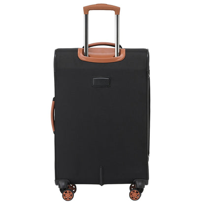 Tosca Park Avenue 3-Piece Luggage Set TCA6923 - Black Tan, TSA Locks, Expandable, RFID Protection