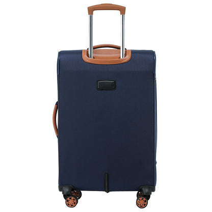 Tosca Park Avenue 3-Piece Luggage Set TCA6923 Navy Tan, Lightweight Nylon, TSA Locks
