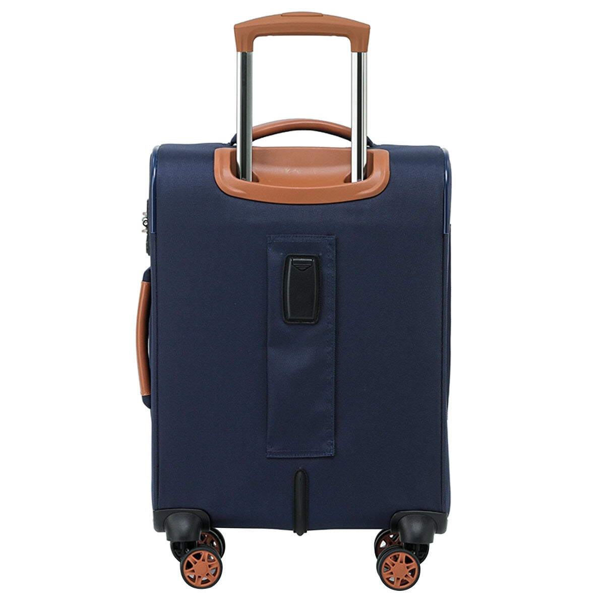 Tosca Park Avenue 3-Piece Luggage Set TCA6923 Navy Tan, Lightweight Nylon, TSA Locks