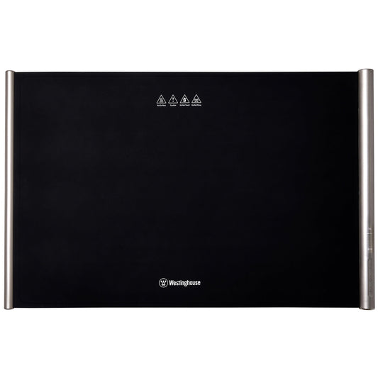 Westinghouse WHFWM01K Portable Food Warming Mat, Silicone, Adjustable Heat, Timer, Black – view 2 - Auzzistore
