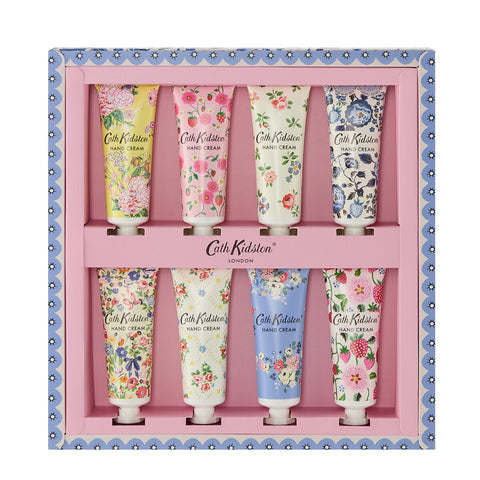 Cath Kidston Navy Carnation Hand Care Set 8x30ml FG7528AU - Floral Scent & Nourishing Formula - Auzzistore