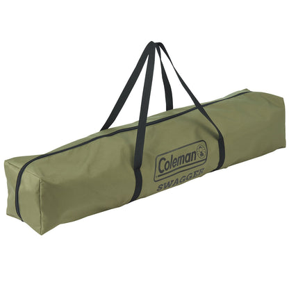 Coleman Swagger Quad Fold Chair 2199822 - Heavy Duty, 250kg Capacity, Green/Black