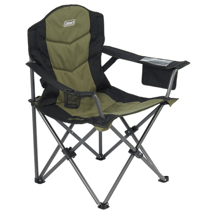 Coleman Swagger Quad Fold Chair 2199822 - Heavy Duty, 250kg Capacity, Green/Black
