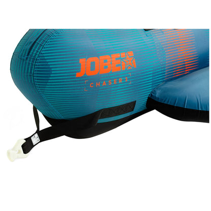 Jobe Chaser 3P Towable Tube 230324001 - 3 Person, Teal, Durable PVC/Nylon, Quick Connector