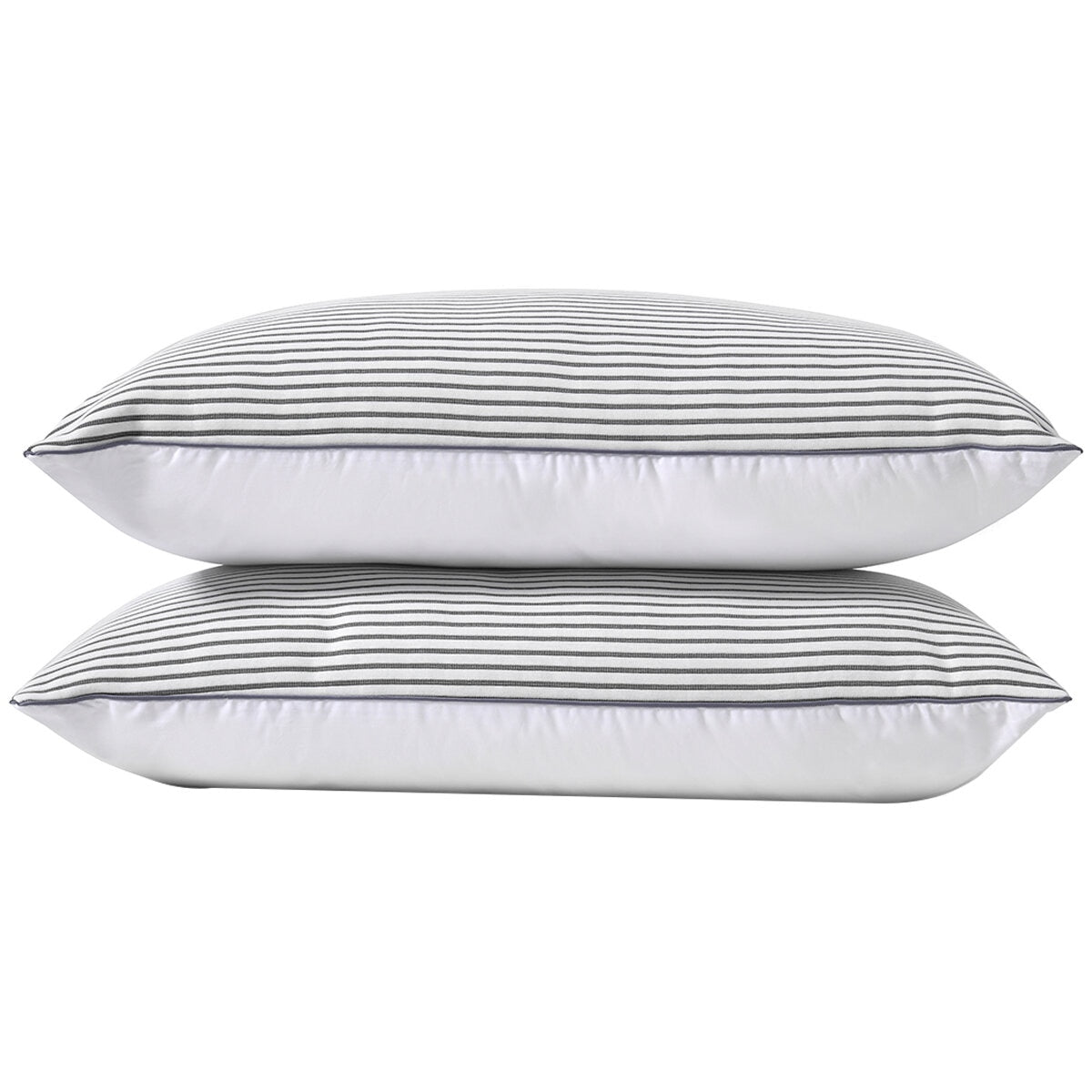 Onkaparinga Cooling Pillows 2 Pack - Medium Profile, Cotton, PMC Stripe, 480x780 mm