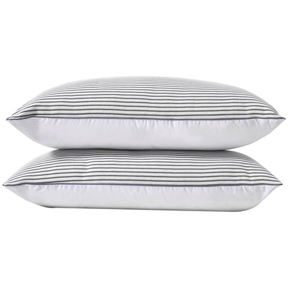 Onkaparinga Cooling Pillows 2 Pack - Medium Profile, Cotton, PMC Stripe, 480x780 mm