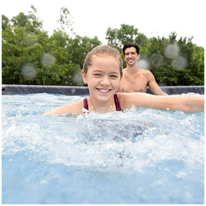 Bestway Power Steel Pool Set 561JTE 6.10m x 3.66m x 1.22m with Sand Filter & Ladder