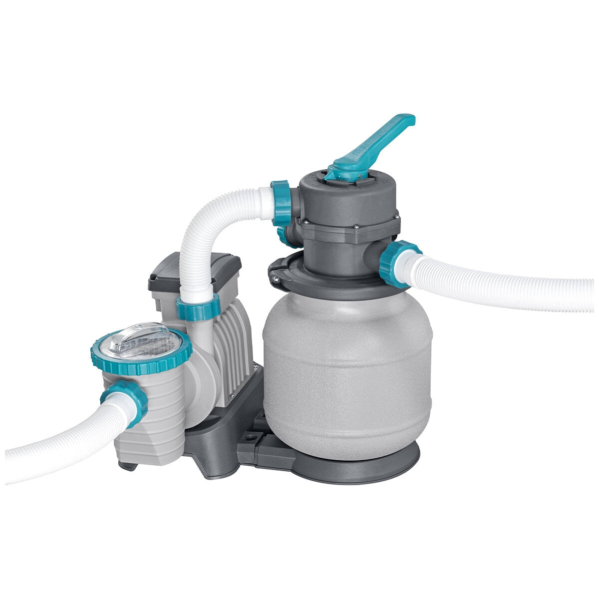 Bestway Power Steel Pool Set 561JTE 6.10m x 3.66m x 1.22m with Sand Filter & Ladder