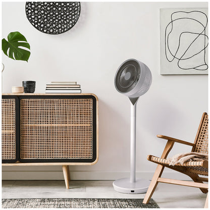 Woozoo 360 Pedestal Fan STF-360DC-N, 360° Oscillation, Remote, 12 Speeds, Adjustable Height
