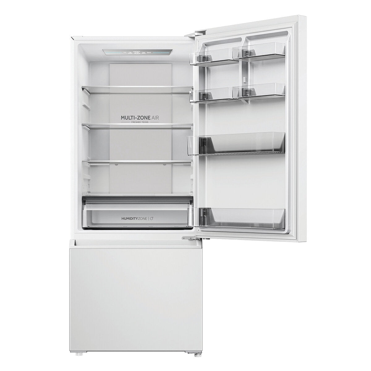 Haier 433L Bottom Freezer Refrigerator HRF420BW, 5.5-Star Energy, Super Freeze, White