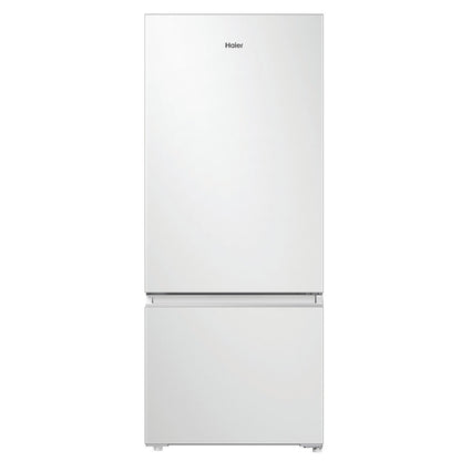 Haier 433L Bottom Freezer Refrigerator HRF420BW, 5.5-Star Energy, Super Freeze, White