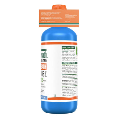 Therabreath Icy Mint Alcohol-Free Oral Rinse Capacity 2 x 1 Litre