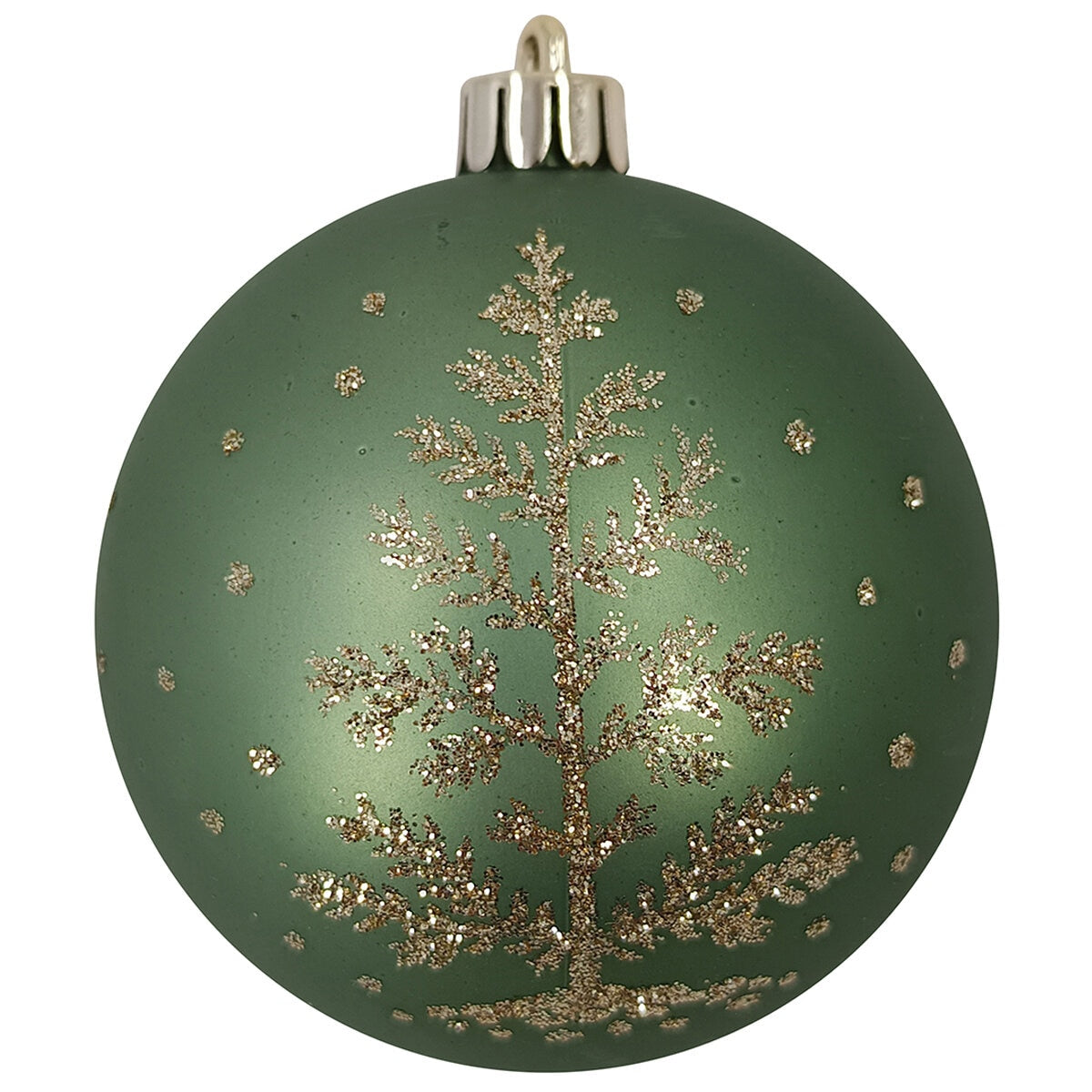 CGH 80 Piece Holiday Ornament Assortment Gold and Green Shatterproof Decor