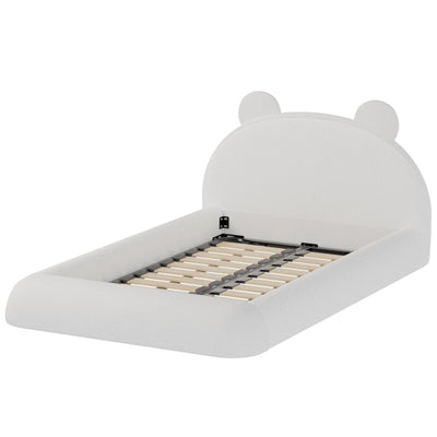 Aesthetik Kids Upholstered King Single Bed Ivory AKB309591 Stylish