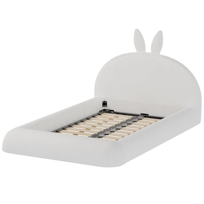 Aesthetik Kids Upholstered King Single Bed Ivory AKB309591 Stylish