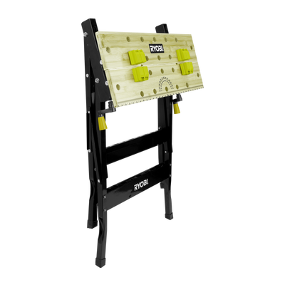 Ryobi Foldable Workbench - Bamboo - 605mm - Durable & Portable