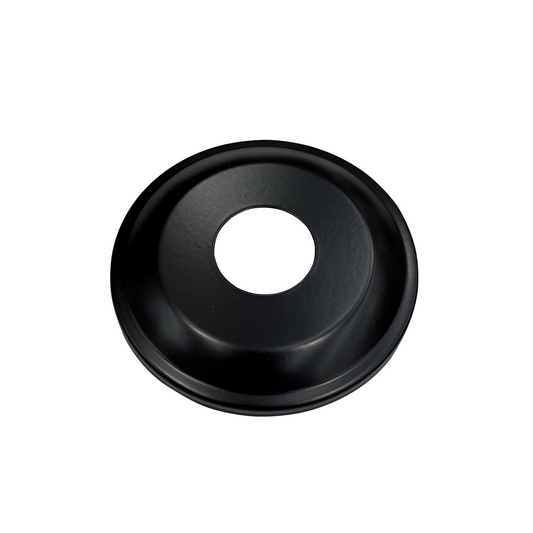 Kinetic 15mm Cover Plate - 10mm Rise - Black - Durable Plumbing Component