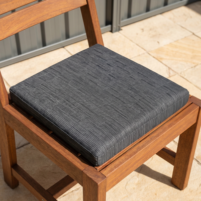 Mojo Charcoal Outdoor Cushion 420mm Spun Polyester UV Resistant