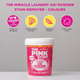 The Pink Stuff Miracle Laundry Oxi Powder Stain Remover - 1kg - 95mm x 145mm - Tough on Stains - Gentle on Fabrics