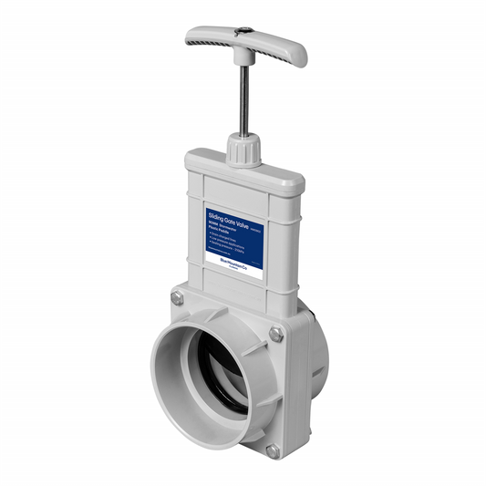 Rain Harvesting Sliding Gate Valve - 90mm - uPVC - Easy Drainage - Auzzistore