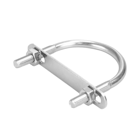 Pinnacle M10 U Bolt - Zinc Plated - 100mm x 20mm - Includes Nuts & Washers - Auzzistore