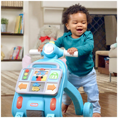 Little Tikes Learning Lane Activity Walker 659621 Blue Plastic Interactive