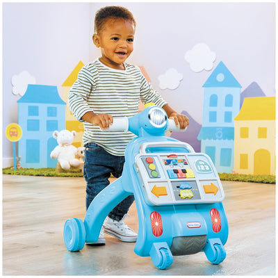 Little Tikes Learning Lane Activity Walker 659621 Blue Plastic Interactive