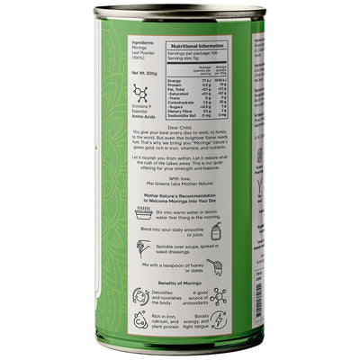 Mai Greens 100% Pure Moringa Leaf Powder 500g