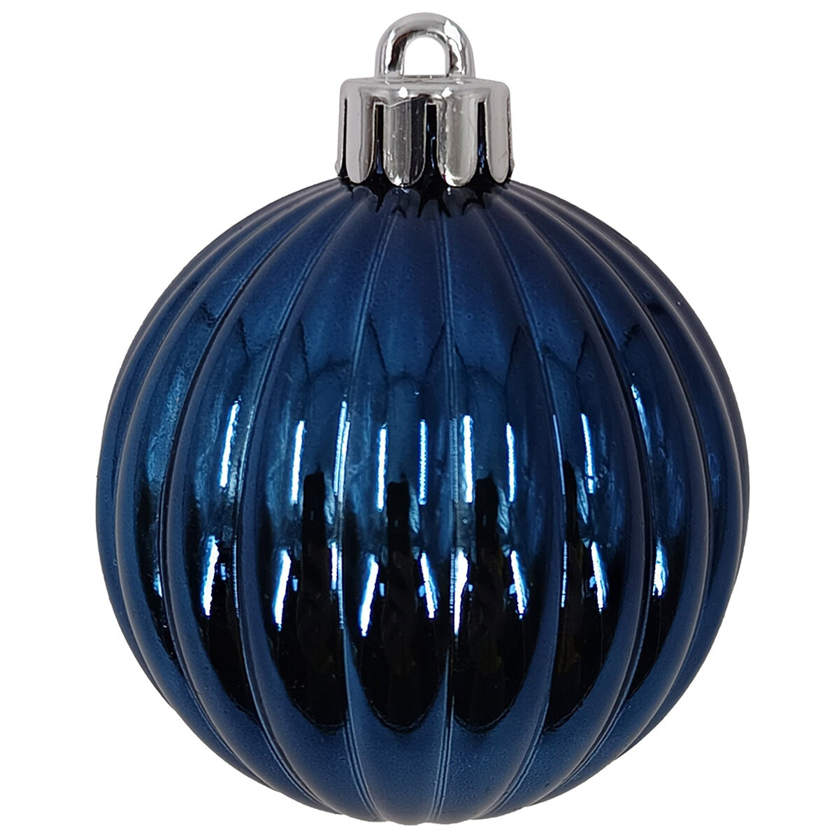 CGH 80 Piece Holiday Ornament Assortment Blue White Silver Shatterproof