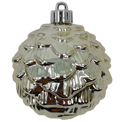 CGH 80 Piece Holiday Ornament Assortment Blue White Silver Shatterproof