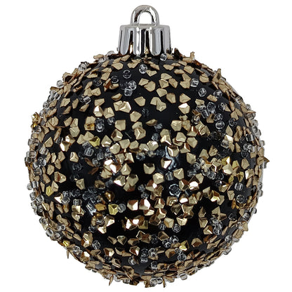 CGH 80 Piece Holiday Ornament Assortment Blue White Silver Shatterproof