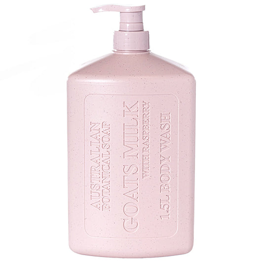 Australian Botanical Body Wash 1.5L - Goats Milk & Raspberry, Luxurious Cleanse, Australian Made – view 2