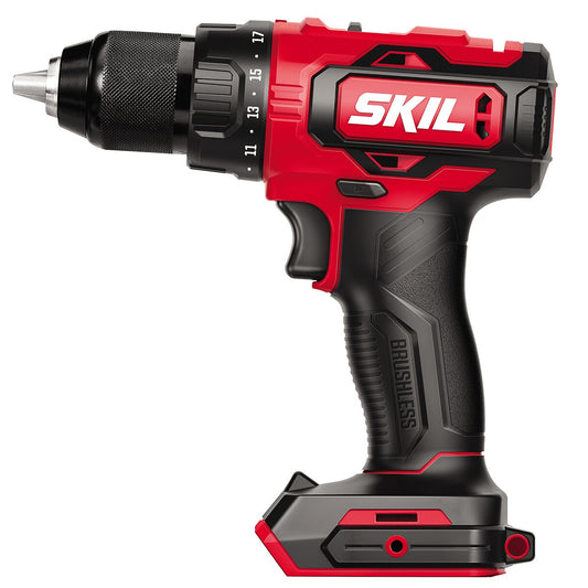 SKIL PWRCORE 20V Brushless Drill DL5293E-00, Cordless, 17+1 Torque, LED Light – view 2 - Auzzistore
