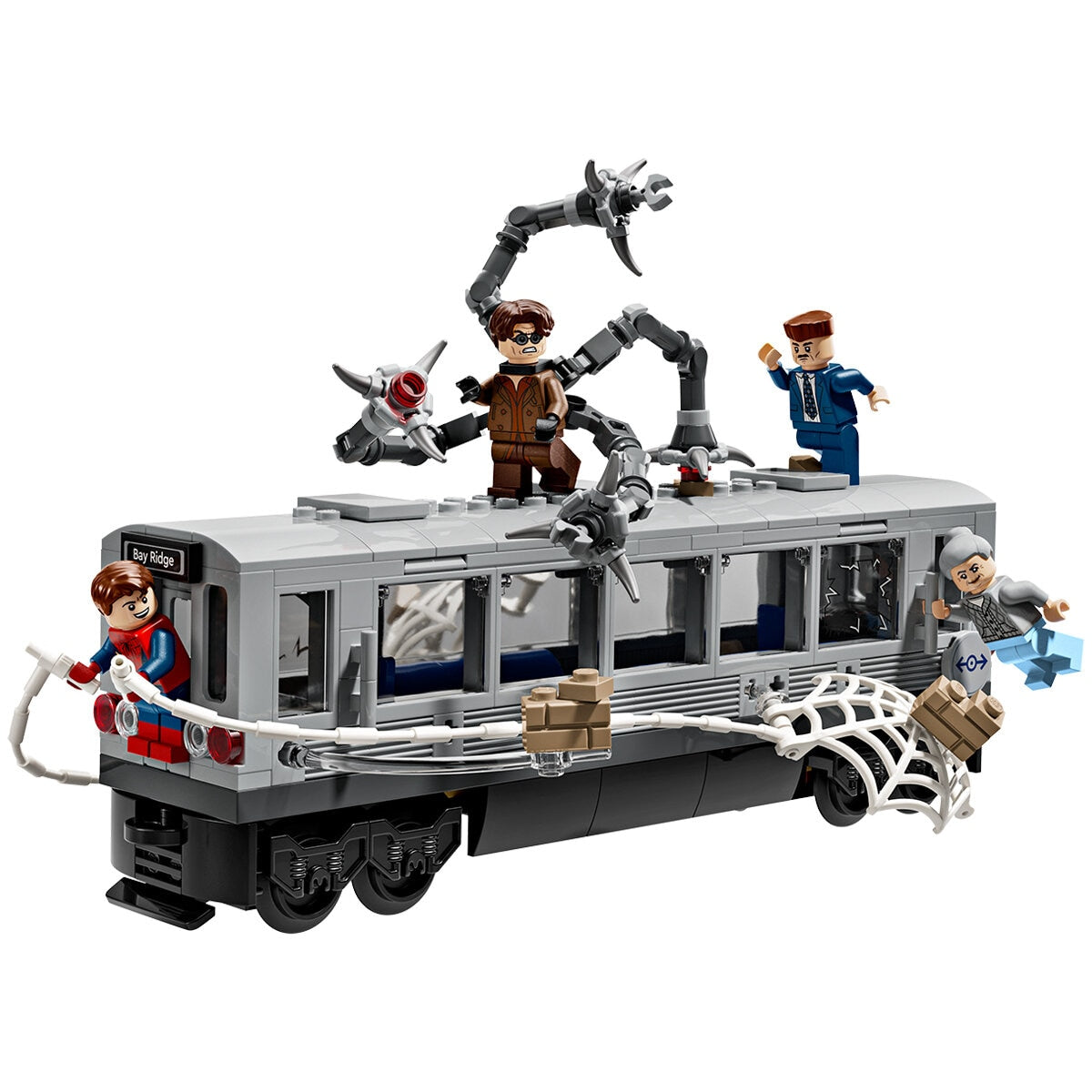 LEGO Marvel Spider-Man Vs. Doc Ock Subway Train 76321, 393 Pieces, Ages 9+