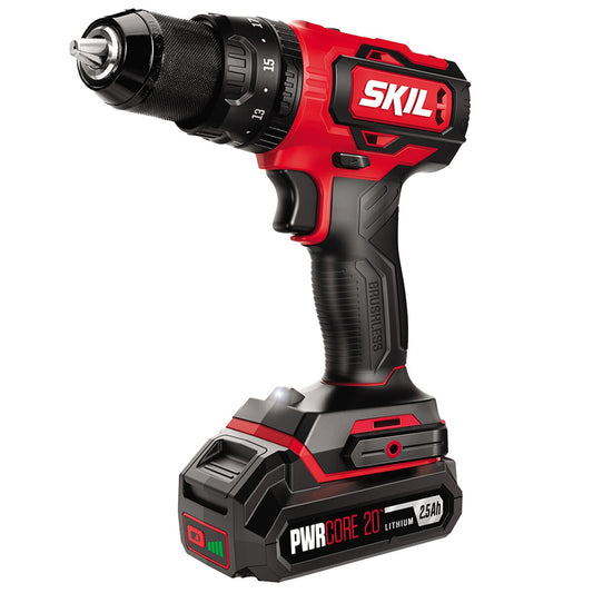 SKIL PWRCORE 20V Brushless Hammer Drill Skin HD5294E-00, 60Nm Torque, 3-in-1 Modes – view 2 - Auzzistore